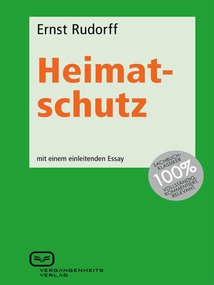 cover image of Heimatschutz